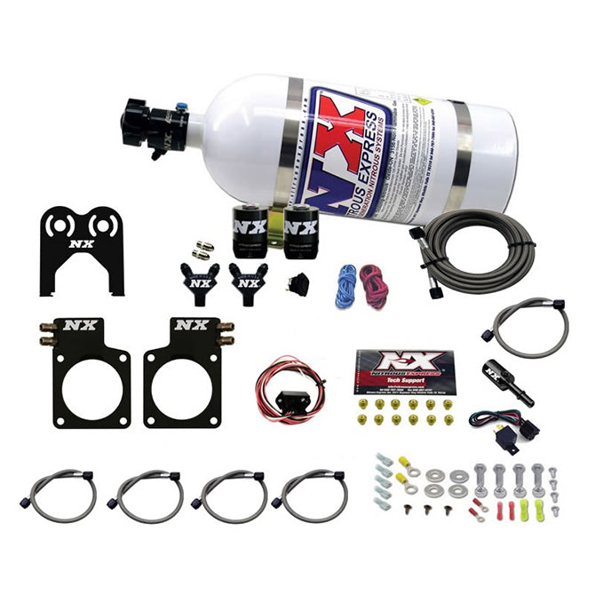 Nitrous Express - NISSAN GT-R NITROUS PLATE SYSTEM (35-300HP) W/ 10LB BOTTLE - 20717-10