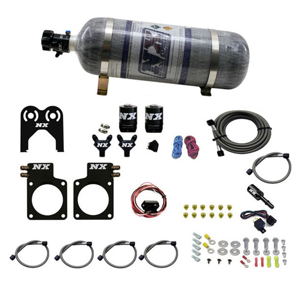 Nitrous Express - NISSAN GT-R NITROUS PLATE SYSTEM (35-300HP) W/ COMPOSITE BOTTLE - 20717-12