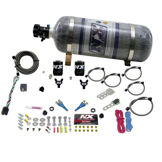 Nitrous Express - BMW EFI ALL (50-300 HP) DUAL NOZZLE WITH COMPOSITE BOTTLE  - 20816-12