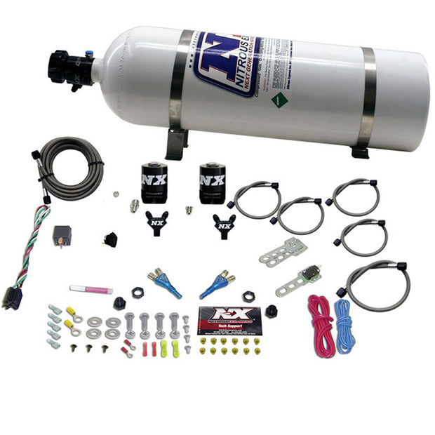 Nitrous Express - BMW EFI ALL (50-300 HP) DUAL NOZZLE WITH 15LB BOTTLE  - 20816-15
