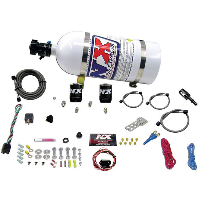 Nitrous Express - HEMI & SRT8 SINGLE NOZZLE FLY-BY-WIRE SYS (35-150HP) W/ 10LB BOTTLE  - 20918-10