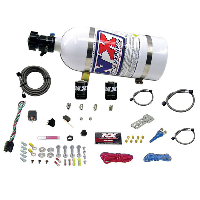 Nitrous Express - ALL DODGE EFI SINGLE NOZZLE SYSTEM (35-50-75-100-150 HP) WITH 10LB BOTTLE   - 20921-10
