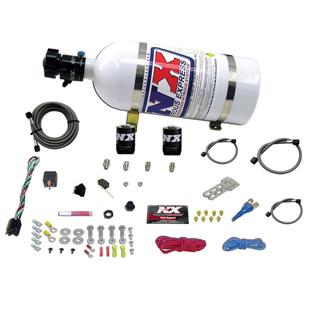 Nitrous Express - ALL DODGE EFI SINGLE NOZZLE SYSTEM (35-50-75-100-150 HP) WITH 10LB BOTTLE   - 20921-10
