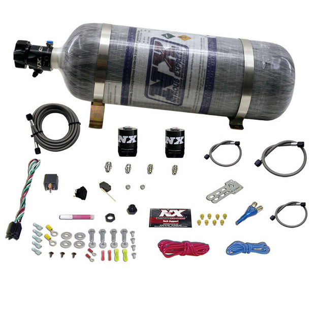Nitrous Express - ALL DODGE EFI SINGLE NOZZLE SYSTEM WITH COMPOSITE BOTTLE  - 20921-12