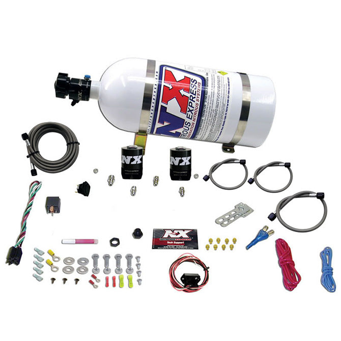 Nitrous Express - 5TH GEN CAMARO SINGLE NOZZLE SYSTEM (35-150HP) W/ 10LB BOTTLE - 20930-10