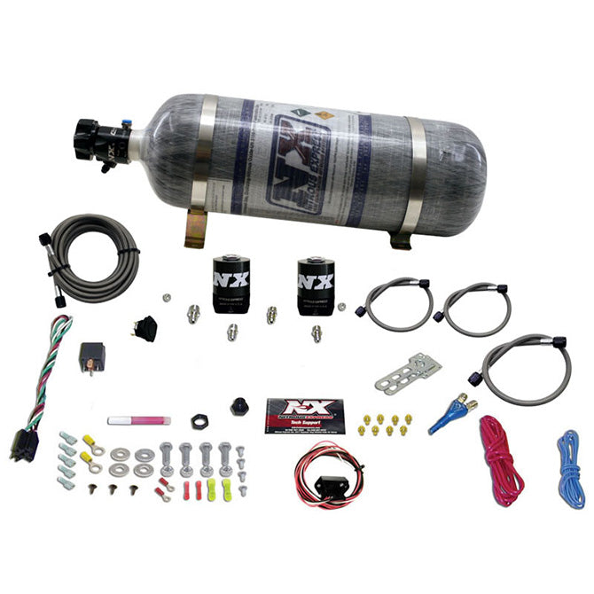Nitrous Express - 5TH GEN CAMARO SINGLE NOZZLE SYSTEM (35-150HP) W/ COMPOSITE BOTTLE - 20930-12