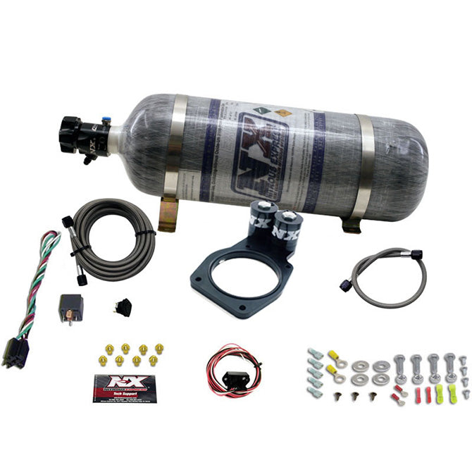 Nitrous Express - 5TH GEN CAMARO PLATE SYSTEM (50-150HP) 200HP-225HP JETTING AVAILABLE 12LB BOTTLE - 20931-12