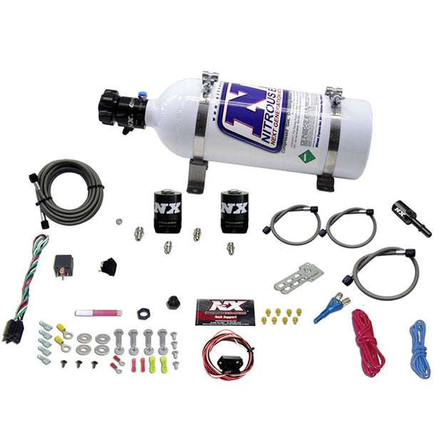 Nitrous Express - 5.0 COYOTE SINGLE NOZZLE SYSTEM (35-150HP) W/ 5LB BOTTLE - 20932-05