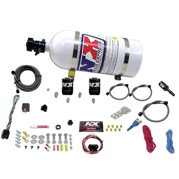Nitrous Express - 5.0 COYOTE SINGLE NOZZLE SYSTEM (35-150HP) W/ 10LB BOTTLE - 20932-10