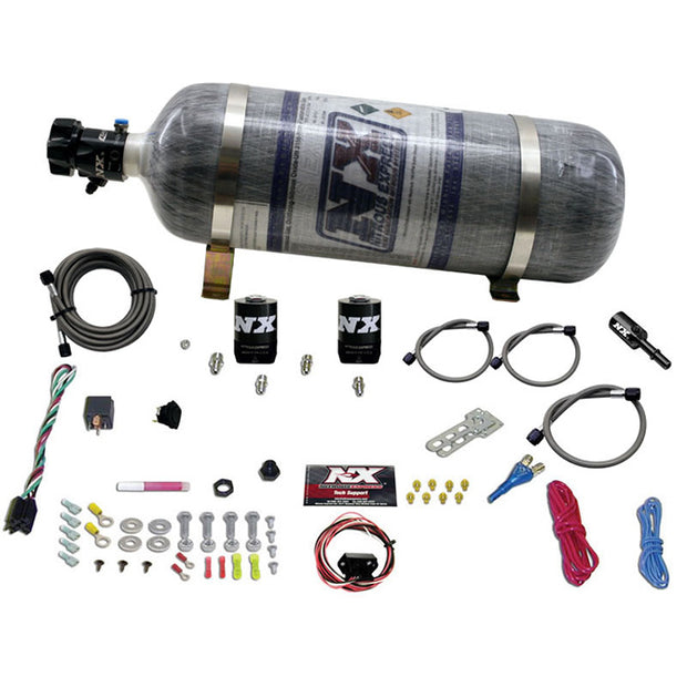Nitrous Express - 5.0 COYOTE SINGLE NOZZLE SYSTEM (35-150HP) W/ COMPOSITE BOTTLE - 20932-12