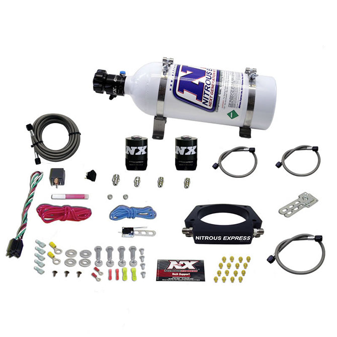 Nitrous Express - LS 102mm PLATE SYSTEM (50-400HP) W/ 5LB BOTTLE - 20933-05