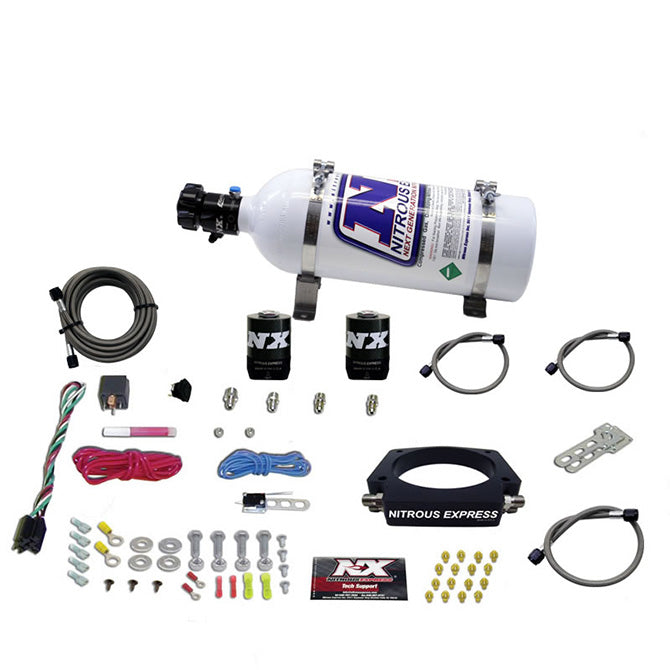 Nitrous Express - LS 90mm PLATE SYSTEM (50-400HP) W/ 5LB BOTTLE - 20934-05