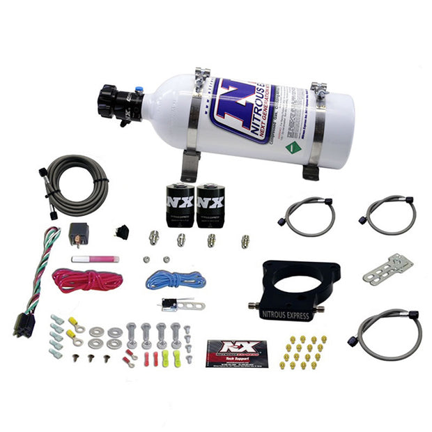 Nitrous Express - LS 78MM 3-BOLT PLATE SYSTEM (50-350HP) W/ 5LB BOTTLE - 20935-05