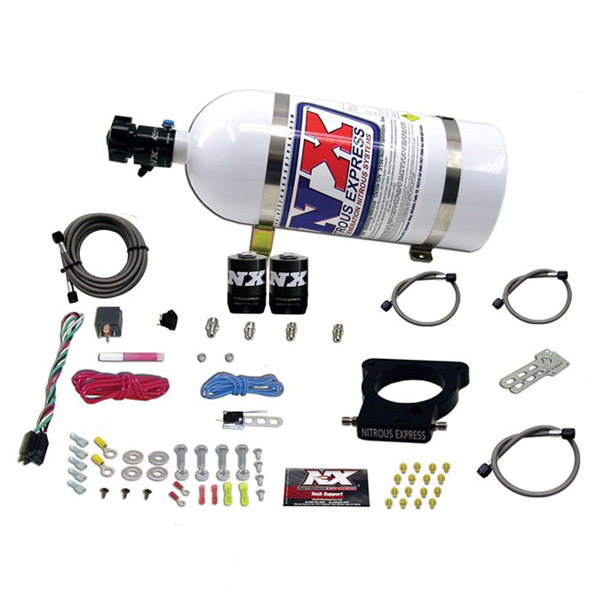 Nitrous Express - LS 78MM 3-BOLT PLATE SYSTEM (50-350HP) W/ 10LB BOTTLE - 20935-10