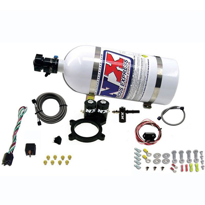 Nitrous Express - 2021+ F-150 5.0 Coyote Truck Nitrous Plate System (10# Bottle) - 20959-10