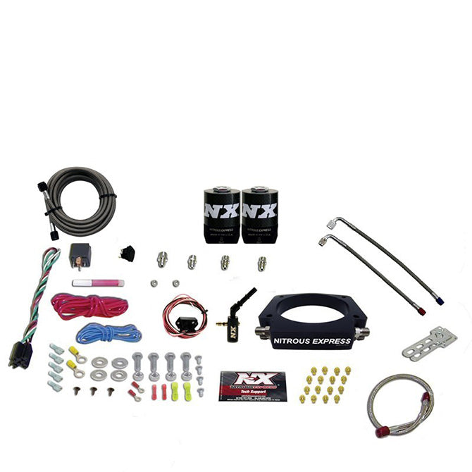 Nitrous Express - 2014-NEWER GM 6.2L TRUCK NITROUS PLATE SYSTEM (35-300HP) WITHOUT BOTTLE - 20937-00