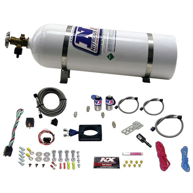 Nitrous Express - DODGE DART 1.4L Turbo PLATE SYSTEM (35-100HP) WITH 15LB BOTTLE - 20941-15