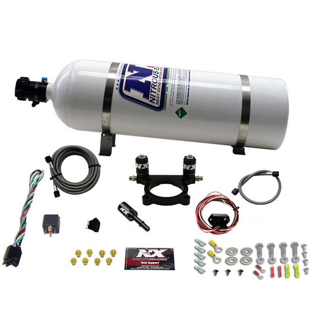 Nitrous Express - DODGE DART 2.0L PLATE SYSTEM (35-100HP) WITH 15LB BOTTLE - 20942-15