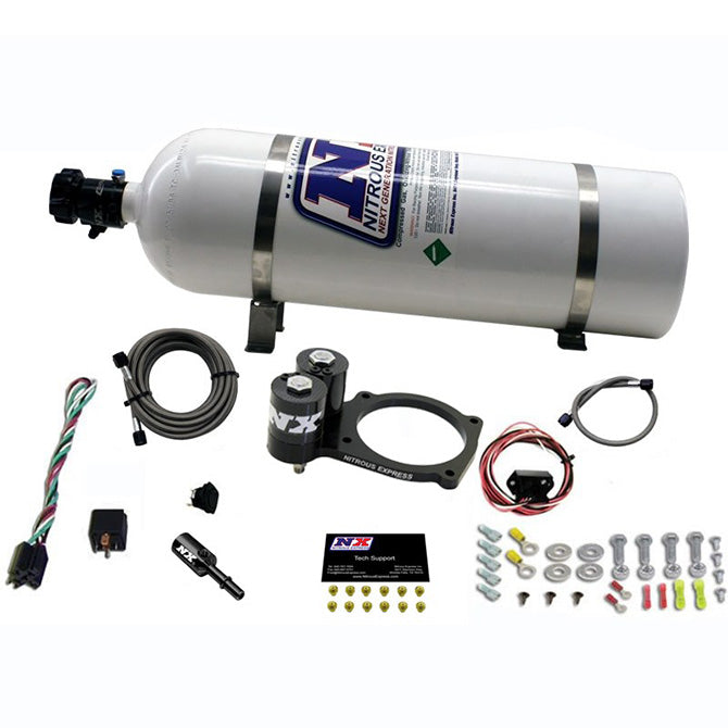 Nitrous Express - Dodge Hellcat Nitrous Plate System W/ 15lb Bottle - 20943-15