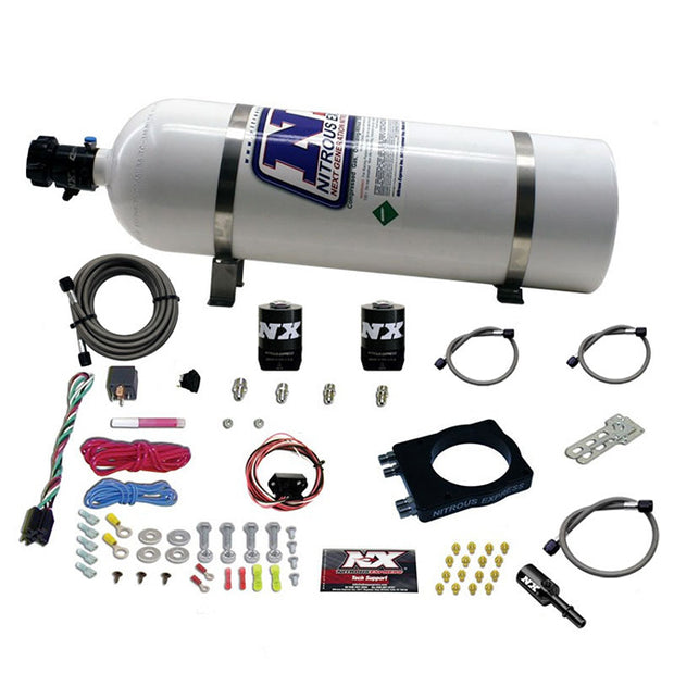 Nitrous Express - DODGE HEMI PLATE SYSTEM (50-400HP) W/ 15LB BOTTLE - 20944-15