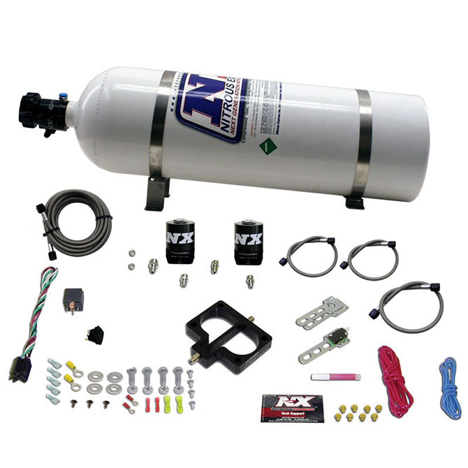 Nitrous Express - DODGE TBI PLATE SYSTEM (MAGNUM ENGINE) W/ 15LB BOTTLE - 20945-15