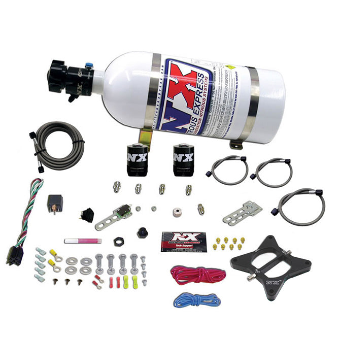 Nitrous Express - 4.6L 2 VALVE PLATE SYSTEM WITH 10LB BOTTLE - 20946-10