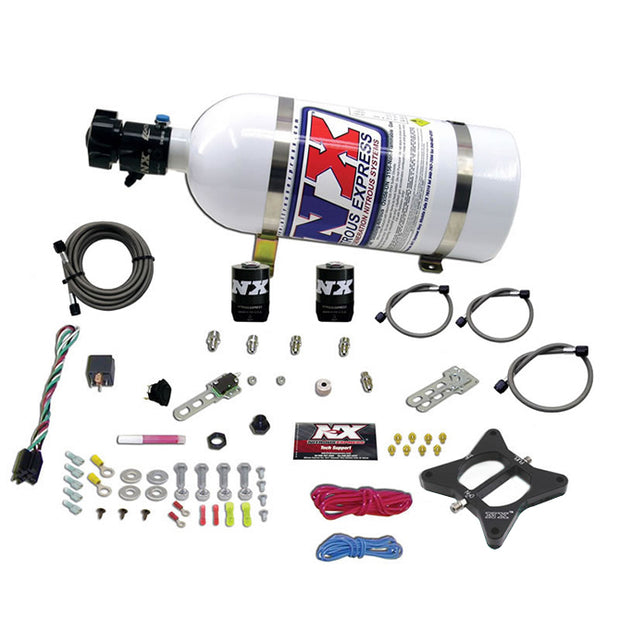 Nitrous Express - 4.6L 2 VALVE PLATE SYSTEM WITH 10LB BOTTLE - 20946-10