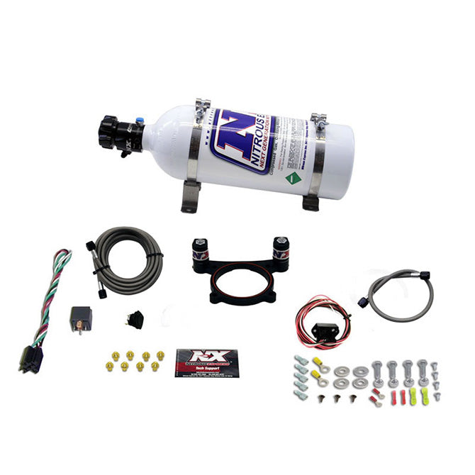 Nitrous Express - 5.0L Coyote And 7.3L Godzilla Plate System(50-200HP) WITH 5LB BOTTLE - 20948-05