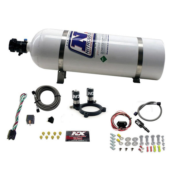 Nitrous Express - FORD V6 NITROUS PLATE SYSTEM-3.5L AND 3.7L W/ 15LB BOTTLE - 20952-15