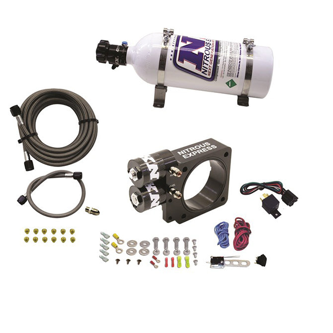 Nitrous Express - 5.0L Ford Pushrod Style Engine Nitrous Plate System 5lb Bottle - 20955-05