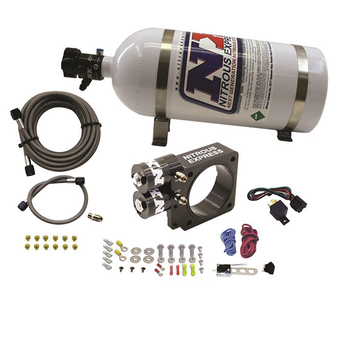 Nitrous Express - 5.0L Ford Pushrod Style Engine Nitrous Plate System 10lb Bottle - 20955-10