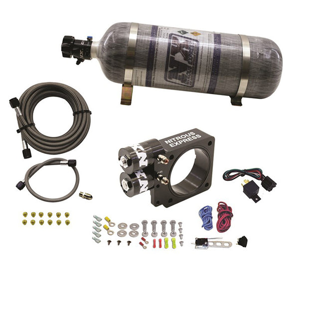 Nitrous Express - 5.0L Ford Pushrod Style Engine Nitrous Plate System 12lb Bottle - 20955-12