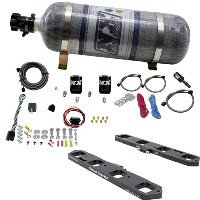 Nitrous Express - Direct Port Plate System For 5.76.1 And 6.4 Hemi W/ 12Lb Bottle - 20958-12