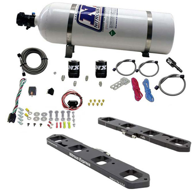 Nitrous Express - Direct Port Plate System For 5.76.1 And 6.4 Hemi W/ 15Lb Bottle - 20958-15