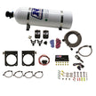 Nitrous Express - GEN-V VIPER NITROUS PLATE SYSTEM (50-400HP) W/ 15LB BOTTLE - 20970-15