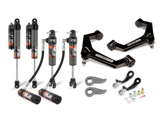 Cognito 3-Inch Elite Leveling Kit With Fox 2.5 Elite Performance Series Shocks For 2020-2024 Silverado/Sierra 2500/3500 2WD/4WD