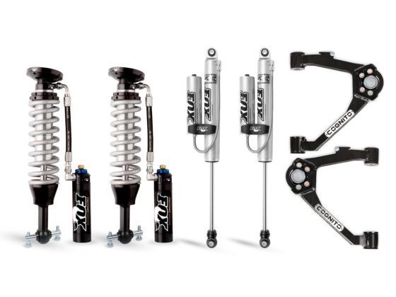 Cognito 3-Inch Elite Leveling Kit With Fox FSRR Shocks For 2007-2018 Silverado/Sierra 1500 2WD/4WD With OEM Cast Steel Control Arms