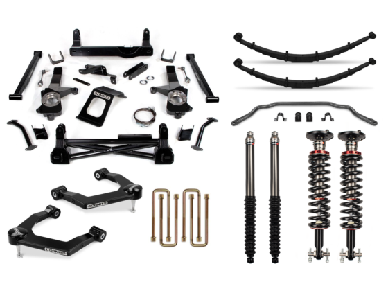 Cognito 8-Inch Performance Lift Kit With Elka 2.0 IFP Shocks For 2019-2024 Silverado/Sierra 1500 2WD/ 4WD Including AT4 And Trail Boss