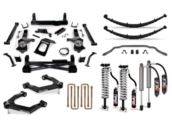 Cognito 8-Inch Elite Lift Kit With Fox 2.5 Elite Performance Series Shocks For 2019-2024 Silverado/Sierra 1500 2WD/ 4WD Including AT4 And Trail Boss