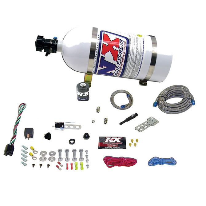 Nitrous Express - DRY EFI SINGLE NOZZLE SYSTEM (35-150HP) LESS BOTTLE - 21000-12