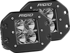 RIGID D-Series PRO LED Light Flood Optic Flush Mount Pair