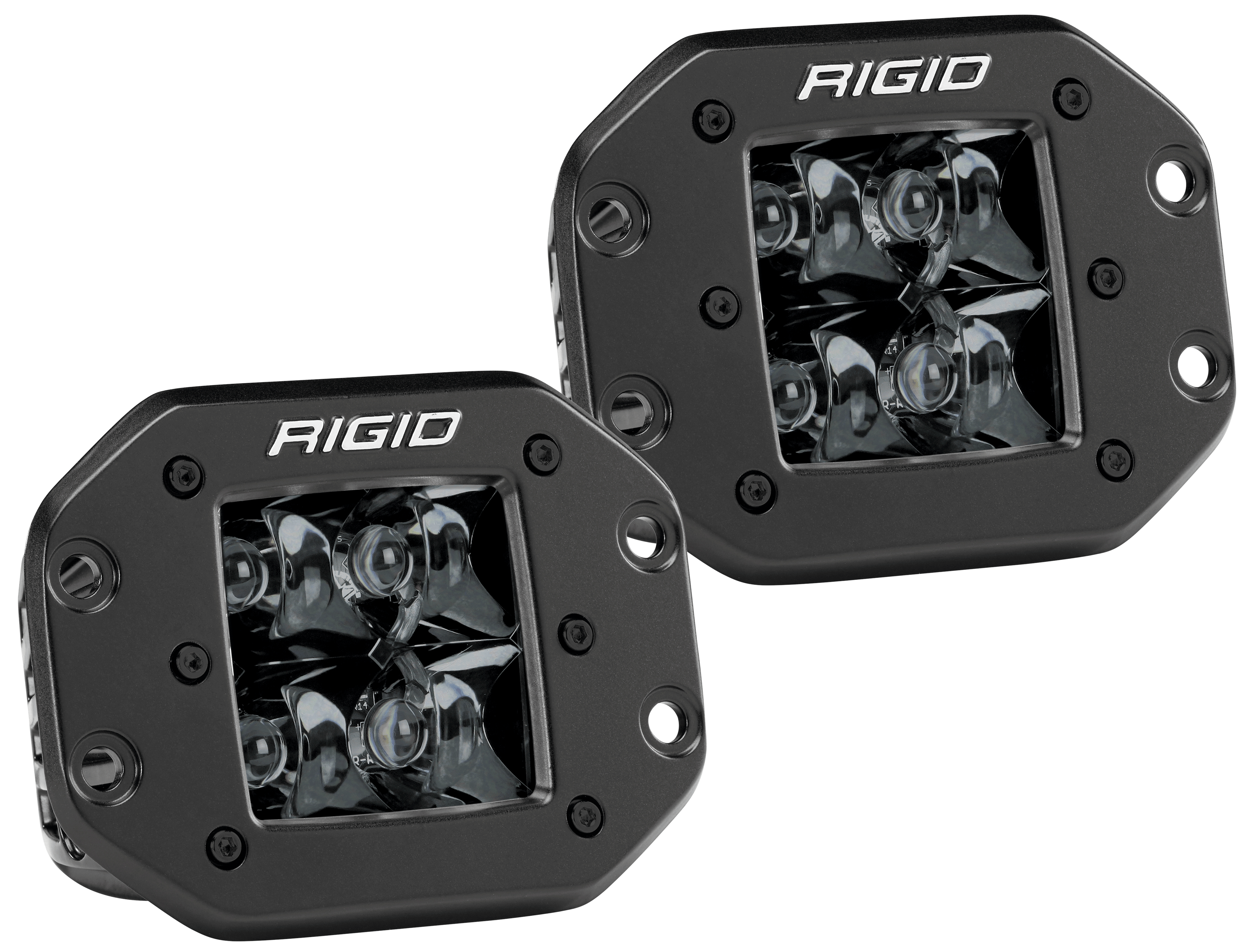 RIGID D-Series PRO Midnight Edition Spot Optic Flush Mount Single