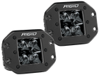 RIGID D-Series PRO Midnight Edition Spot Optic Flush Mount Single