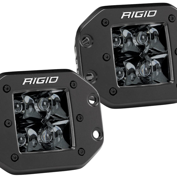 RIGID D-Series PRO Midnight Edition Spot Optic Flush Mount Single