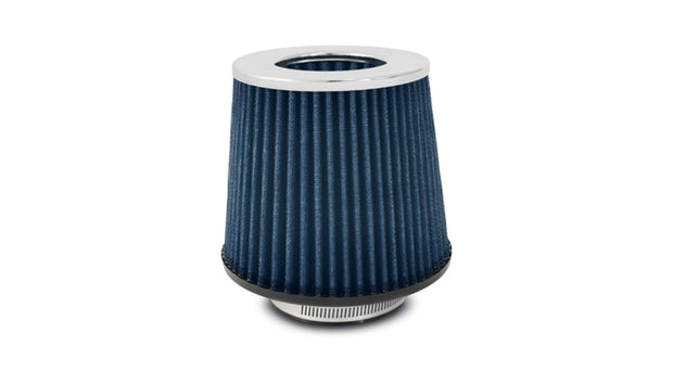 Vibrant Performance - 2161C - Open Funnel Performance Air Filter  4.5 In. Inlet I.D. - Chrome Cap