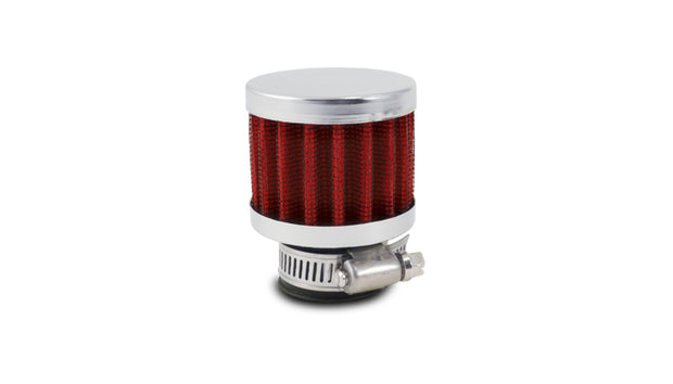 Vibrant Performance - 2186 - Crankcase Breather Filter W/ Chrome Cap  1.25 In. Inlet I.D.