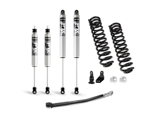 Cognito 2-inch Performance Leveling Kit With Fox PS 2.0 IFP Shocks For 2017-2023 Ford Super Duty F-450 Trucks