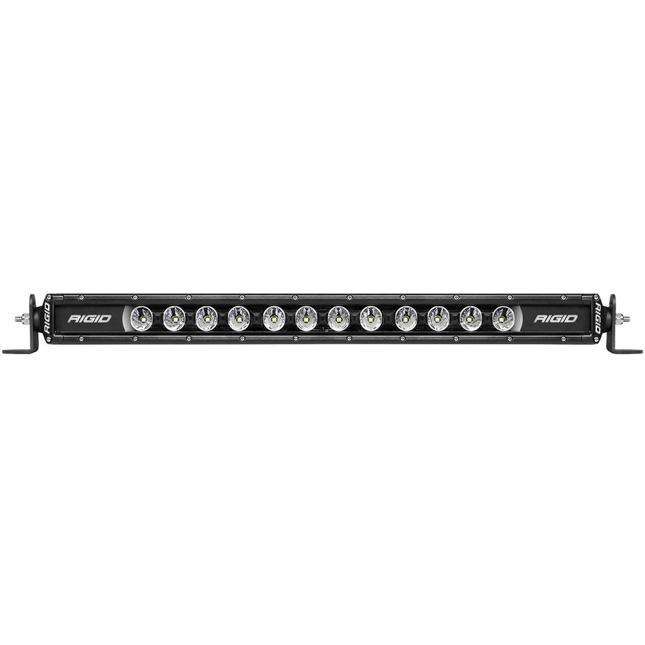 RIGID Radiance Plus SR-Series Single Row LED Light Bar With 8 Backlight Options: Red Green Blue Light Blue Purple Amber White Or Rotating 20 Inch Length