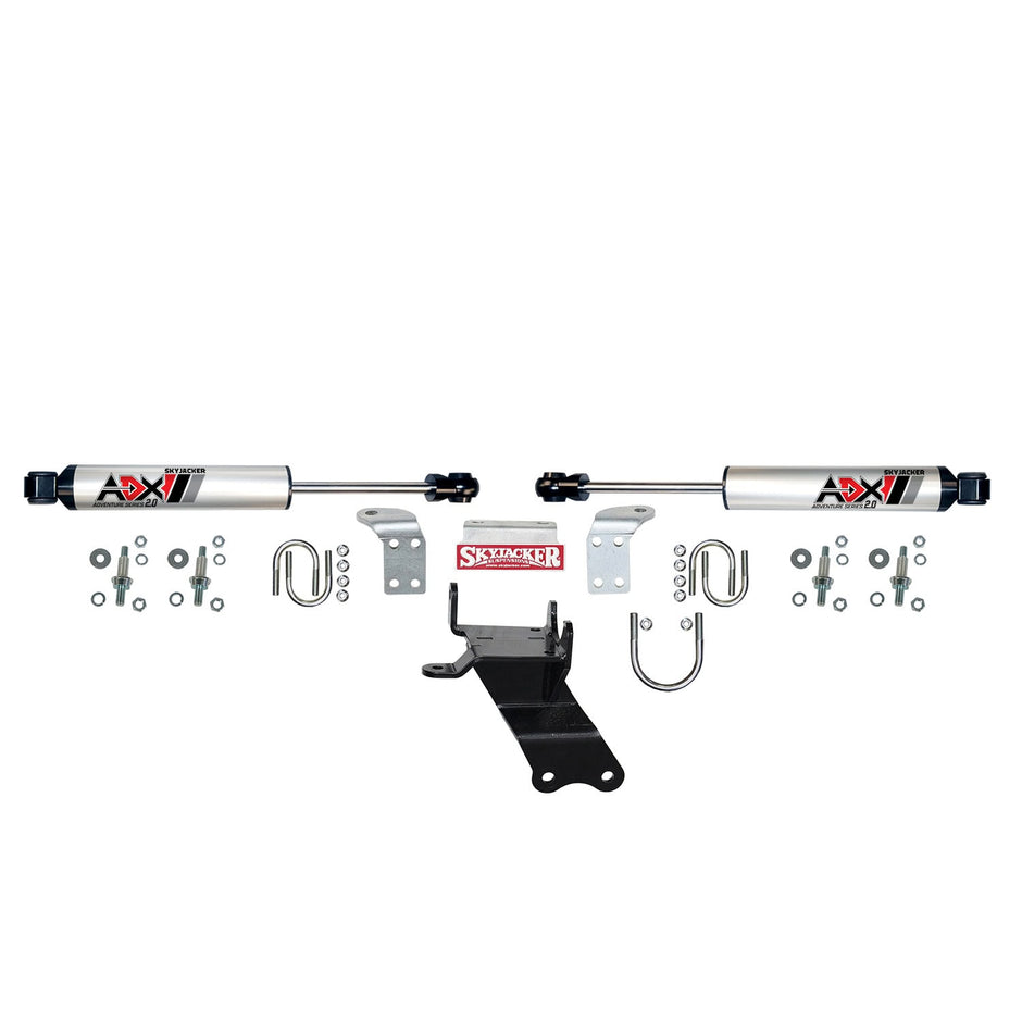 ADX 2.0 CNC Machined Polished Aluminum Dual Stabilizer Kit.