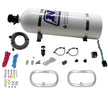 Nitrous Express - DUAL NTERCOOLER RING SYSTEM (2 - 6   X 6   RINGS) WITH 15LB BOTTLE - 22200-15